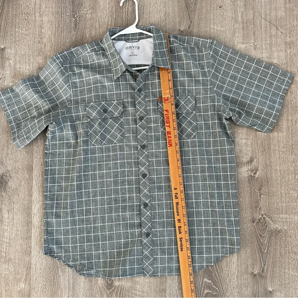 Orvis Gray Casual Button Down‎ Shirt